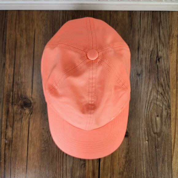 Under Armour Women's Shadow Run Hat Cap Neon Coral Orange Running Lightweight - Picture 7 of 11